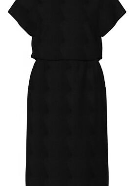 LuLaRoe Black Midi Black Dress, With Pockets, Nwt